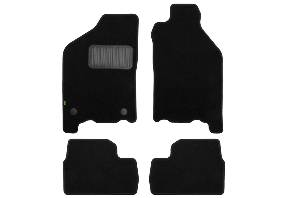 Коврики в салон для ВАЗ 2114 2001-2013, хэтчбек, 4 шт. (текстиль) KLEVER02520901210KH