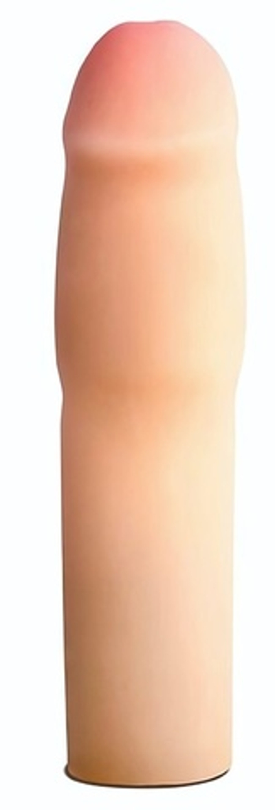 Телесная насадка-удлинитель на пенис PERFORMANCE 1.5INCH COCK XTENDER - 16 см. (Цвет: телесный)