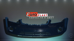 Передний бампер черный для Ford Focus 2 2005-2007