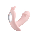 Беспроводной клиторально-вагинальный стимулятор розовый (перезаряжаемый) (Цвет: розовый)