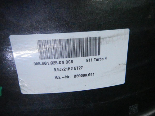 Диск литой R21 Porsche Macan 95b (2014-н.в.) передний