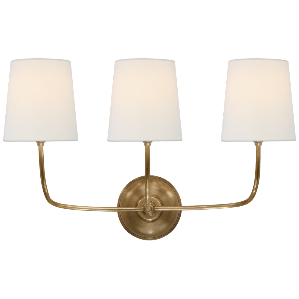 Настенный светильник Visual Comfort Vendome Triple Sconce