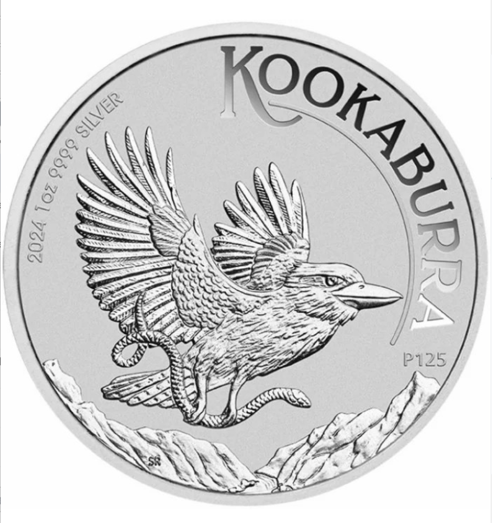 1 доллар 2024 г. Кукабарра кукабара кукабура птица Серебро Австралия
