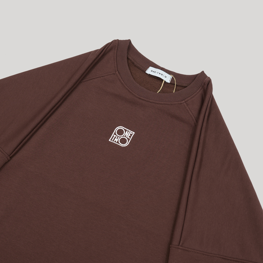 Raglan Sweatshirt LOGO French Roast