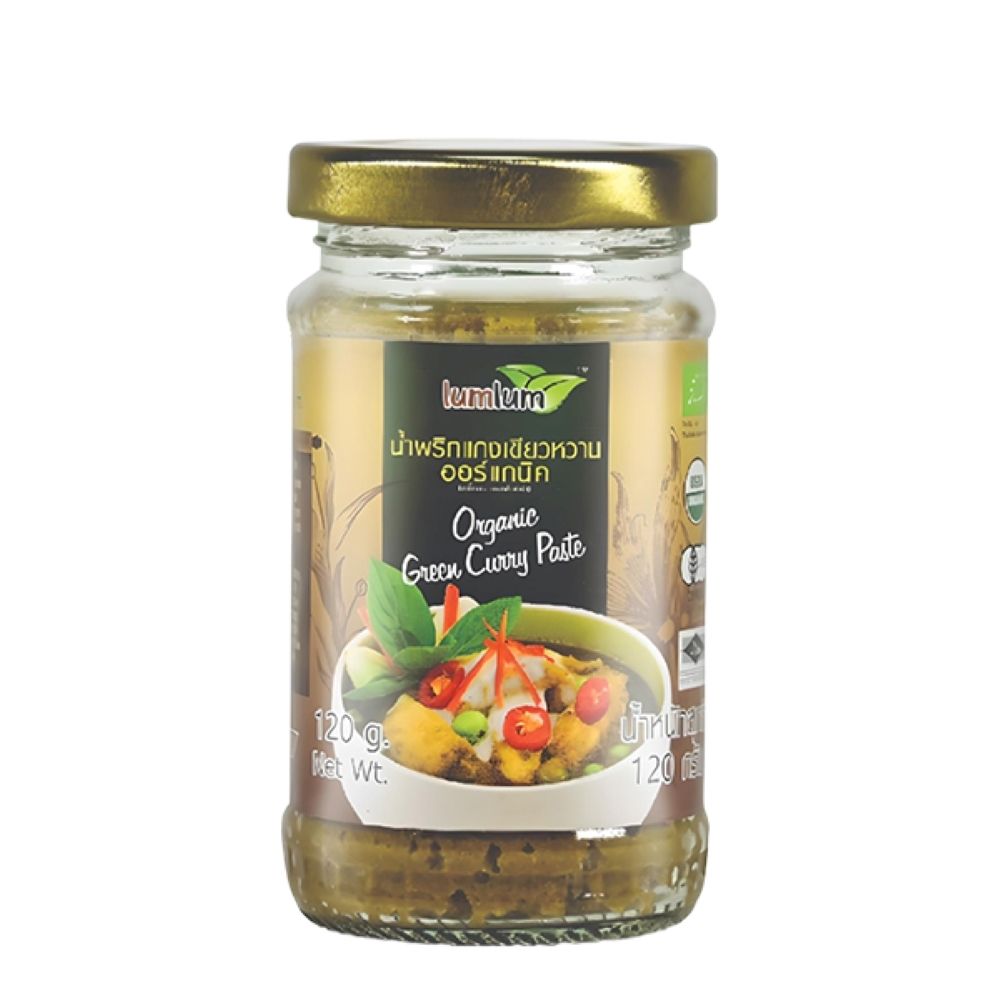 Паста Lum Lum Organic Карри зеленая 120 мл
