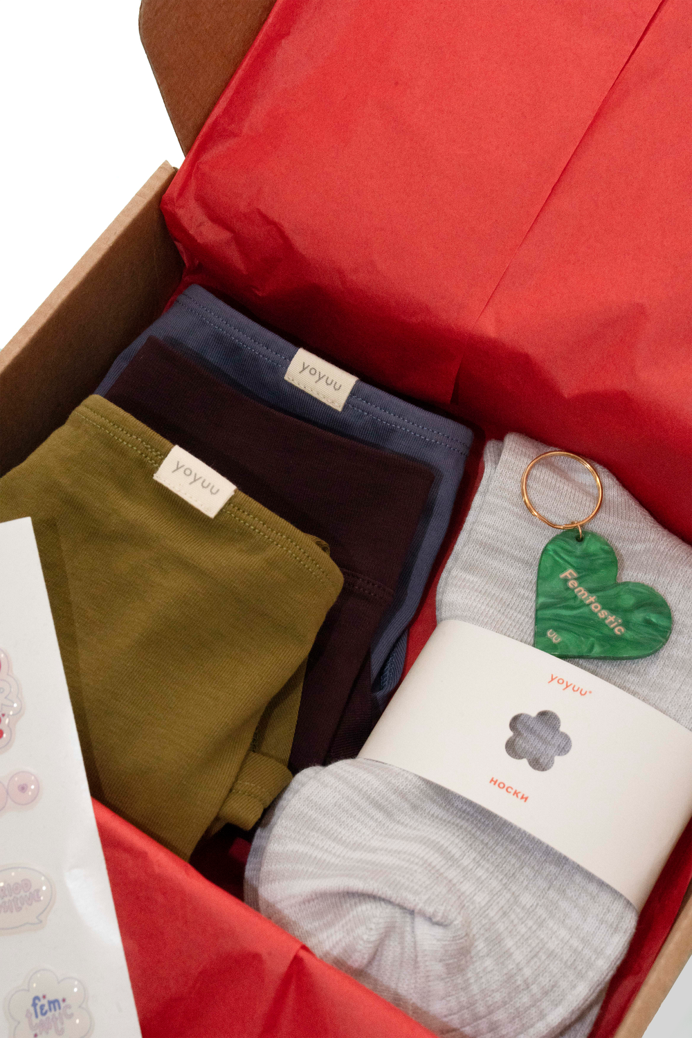 🎁 Подарочный бокс с повседневными трусами