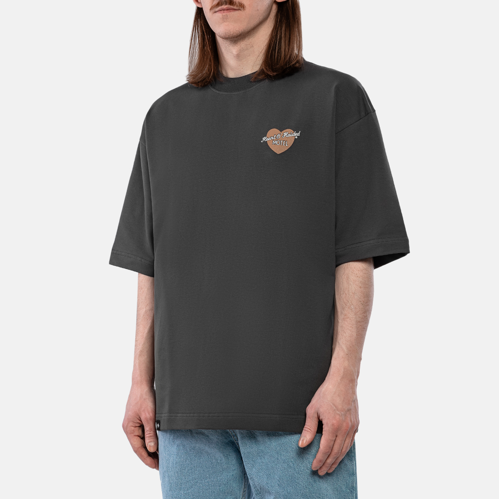 Футболка Haided HEART RLXD FIRM TEE shadow.grey