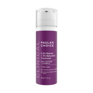 Антивозрастная сыворотка с ретинолом и бакучиолом Paula's Choice Clinical 0.3% Retinol+2% Bakuchiol Treatment 30мл