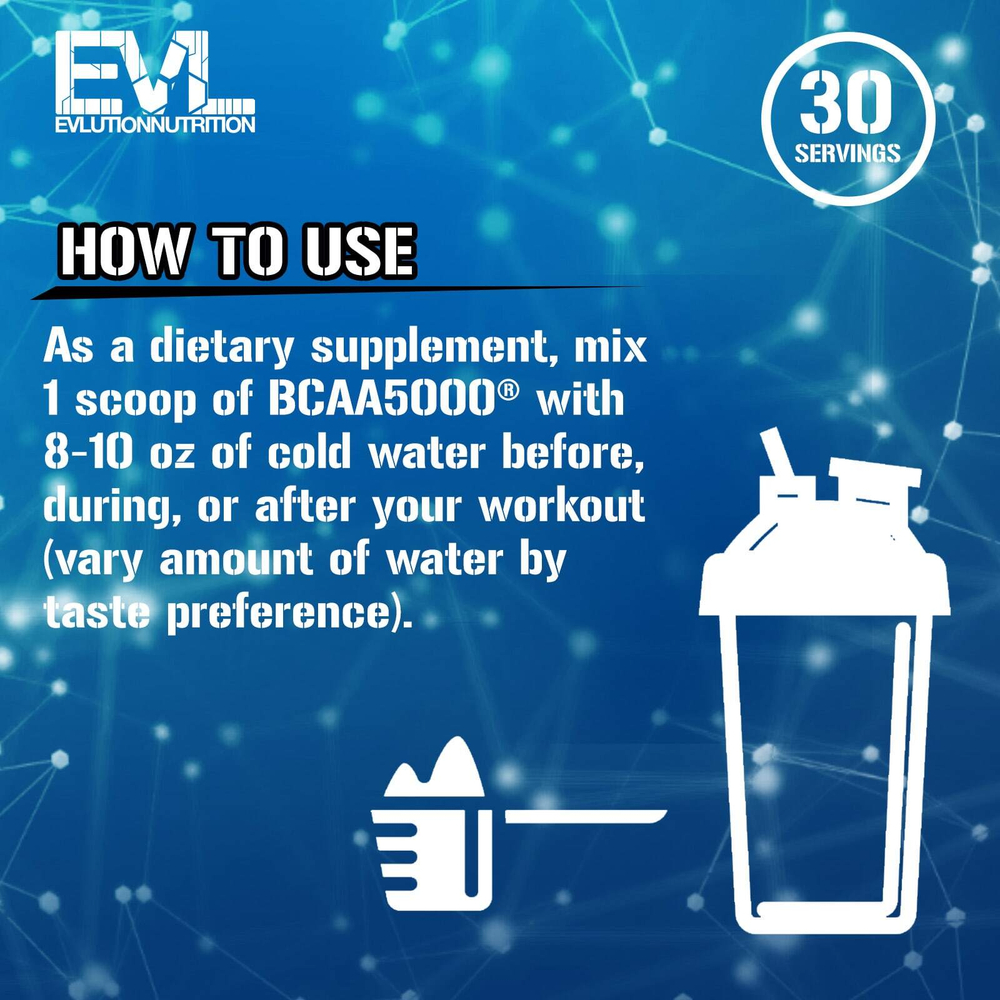 EVLution Nutrition, BCAA5000®, Rocket Pop, 255 г (9 унций)