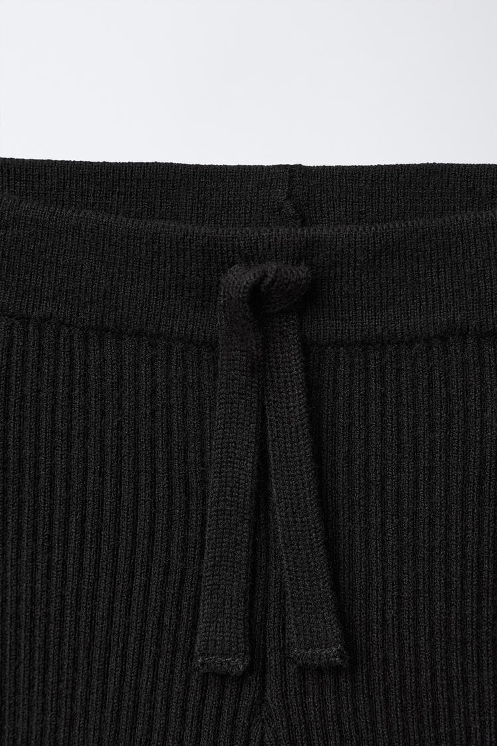 ZARA ЛЕГИНСЫ В РУБЧИК, ЧЕРНЫЙ