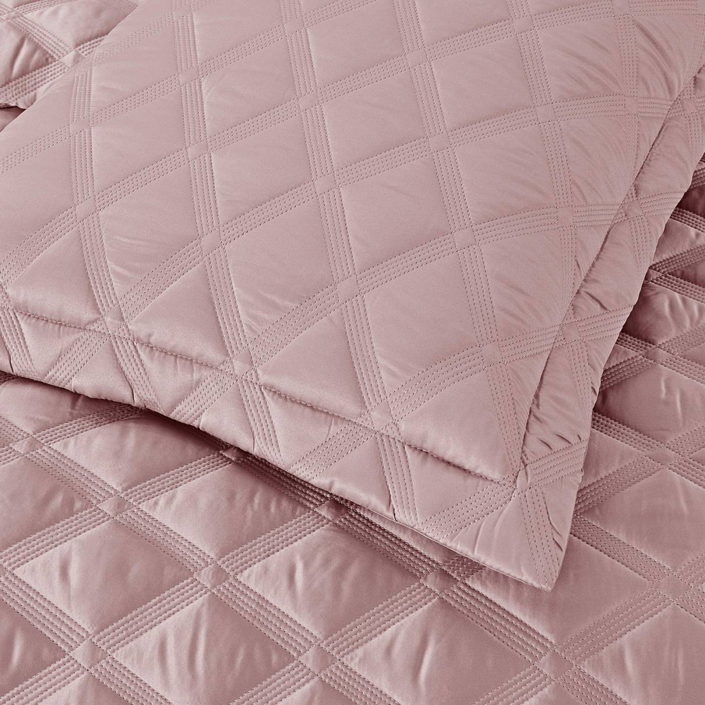 Покрывало 230x250 и 2 наволочки 50х70 Sofi De MarkO Шармель розовое