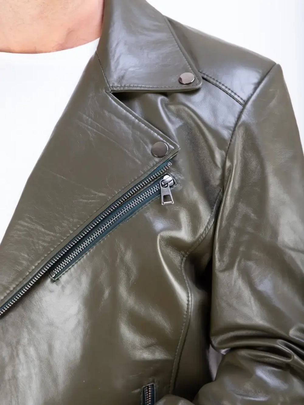 Косуха мужская  кожаная,  куртка мужская