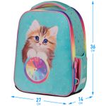 Ранец Berlingo Expert Mini Кошечка 36х27х14см, 2 отд., анатомическая спинка, с мешком д/обуви