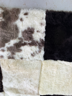 Меховой коврик накидка на кресло из овчины