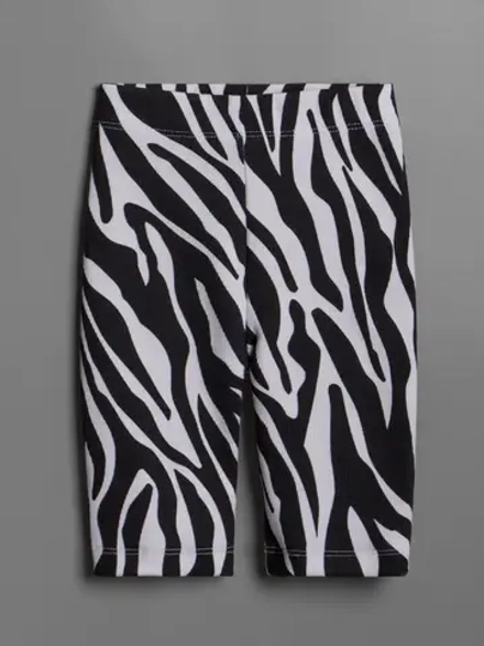 Черно-белые велосипедки для девочки