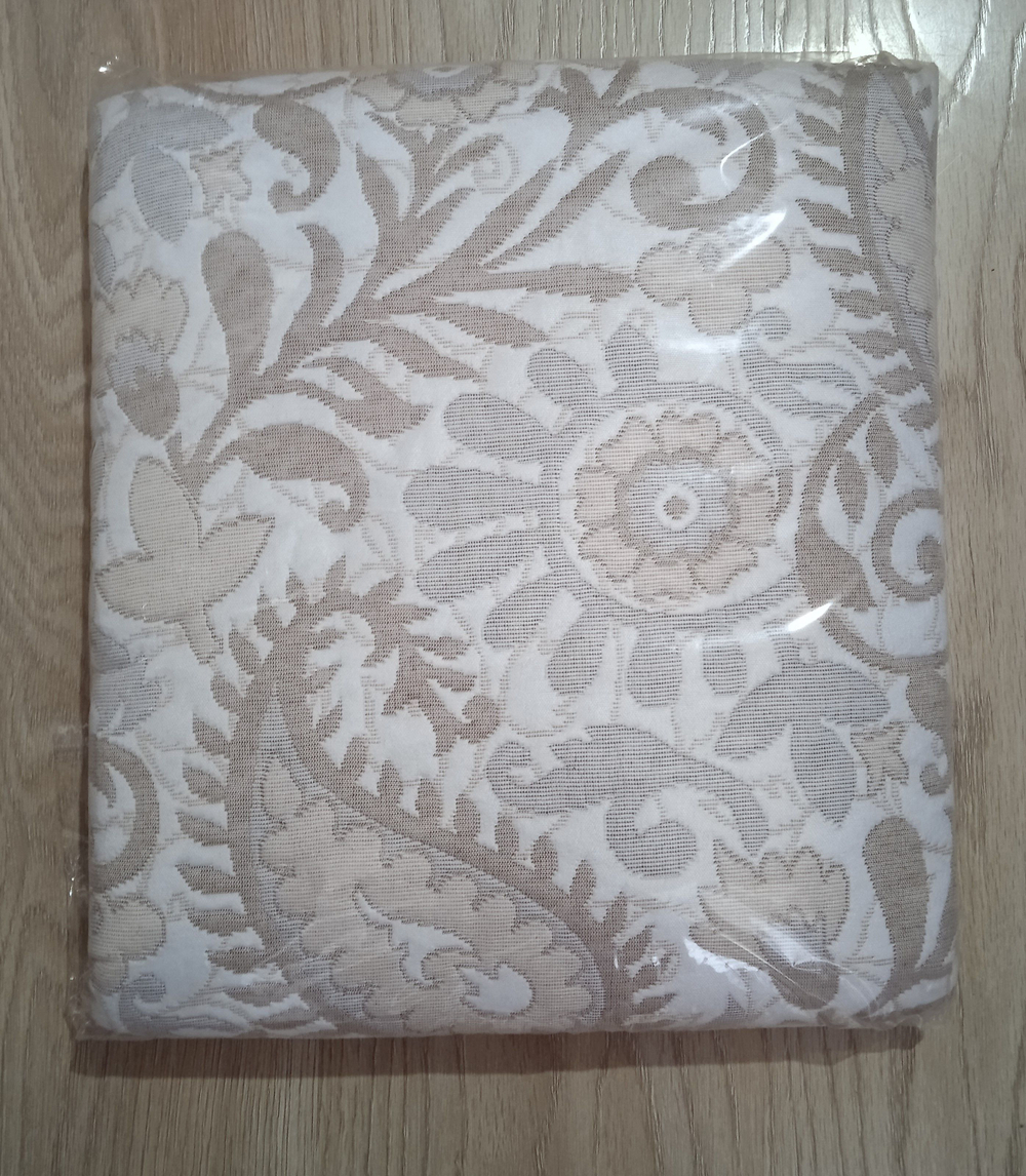 Покрывало жаккардовое двухстороннее Нежность 191-18 беж,серый 2.0 (180х200)