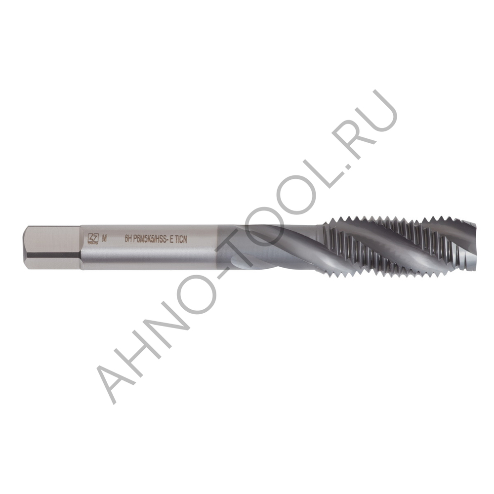Метчик м/р М12х1,75 Р6М5К5/HSS-E ГОСТ 17933-72 TiCN, с винтовой канавкой, ТОЧИНТЕХ