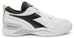 Женские теннисные кроссовки Diadora Speed Blushield 5 W Clay - white/silver/black