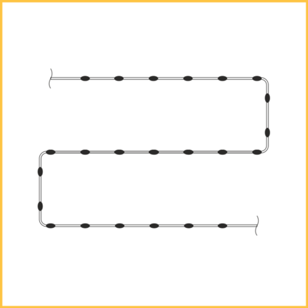 Светодиодная гирлянда Краса 200 м., 2000 LED, 24V, розовый, статика, прозрачный провод, Teamprof (TPF-CR200-24V-T/P)