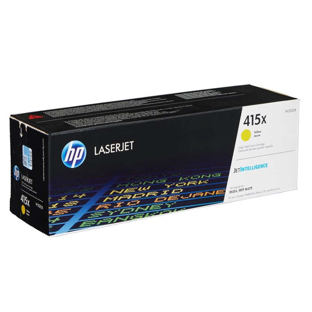Картридж HP 415X (W2032X) для M455/M480/M454/M479 желтый (6K)