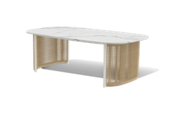 "Мальдивы" лаунж-зона из искусственного ротанга, цвет соломенный