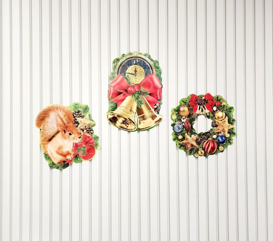 Плакаты и украшения на стену Новогодние на скотче