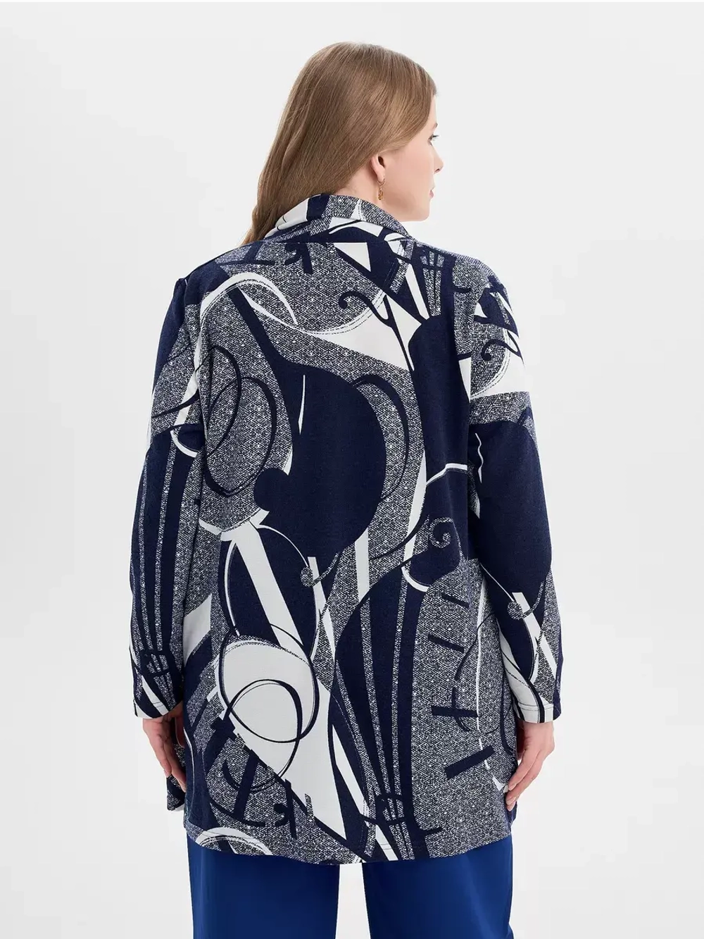 Кардиган без застежки