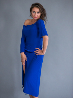 Платье для танцев с поясом