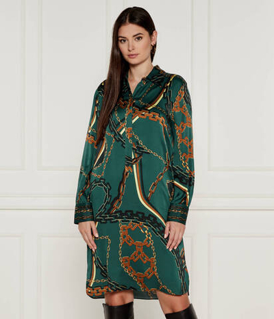 Шелковое платье Marc Cain - темно-зеленый (XC 21.24 W68)