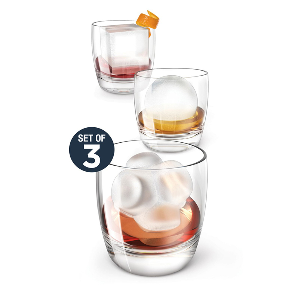 Набор форм для льда mixology 3 шт.