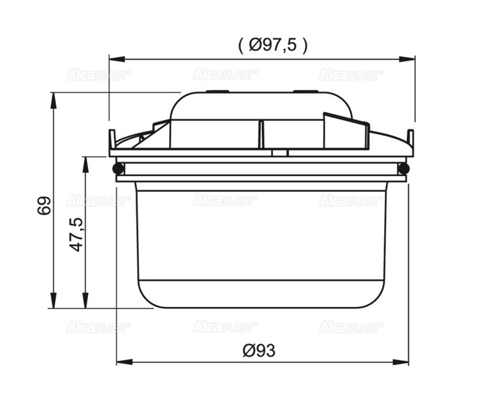 Гидрозатвор – мокрый APV0010