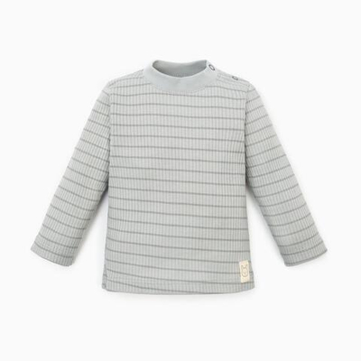 Лонгслив для мальчиков "Basic line" рост 68-74 см, полоска серая 9235899 (Крошка Я)