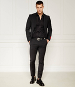 Кожаные кроссовки granby Karl Lagerfeld - черный(KL22330)