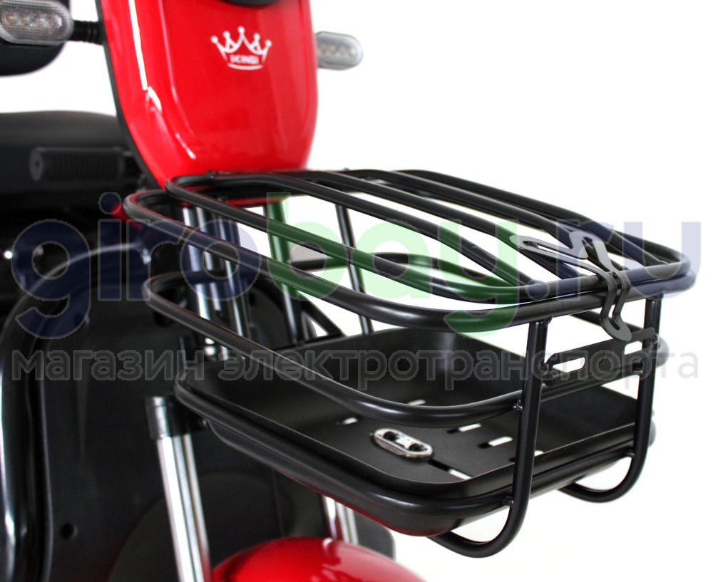 Электроскутер IKINGI SIBTRIKE 1000W (60V/23Ah) - Красный фото №8