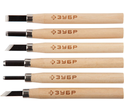 ЗУБР 6 предм, фигурные резцы (18375-H6)