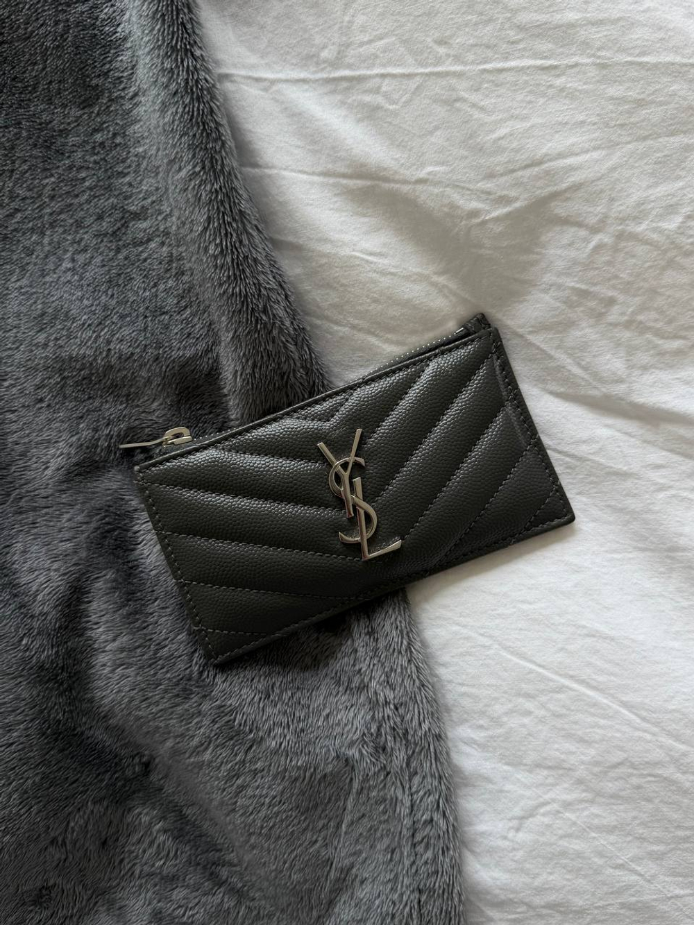 Картхолдер Saint Laurent Monogram Fragments