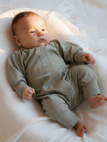 Комбинезон для новорожденного оливковый