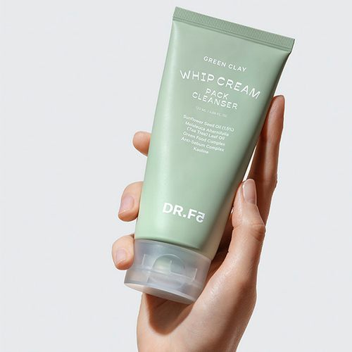 Очищающая маска-пенка с Зеленой глиной DR.F5 Whip Cream Pack Cleanser Green Clay 120мл