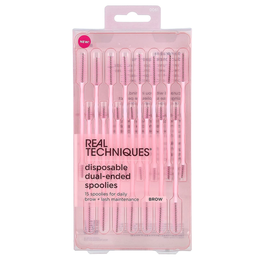 Real Techniques, Одноразовые двусторонние катушки, 15 катушек
