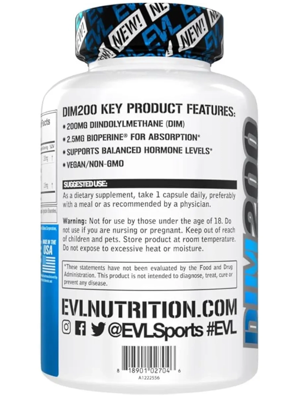 DIM Дииндолилметан 200 мг 60 капсул