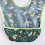 5545682 Нагрудник детский, непромокаемый с карманом «Лес» на липучке