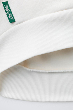 ZARA ХУДИ С ПРИНТОМ «ГРАФФИТИ», ЖЕЛТОВАТО-БЕЛЫЙ