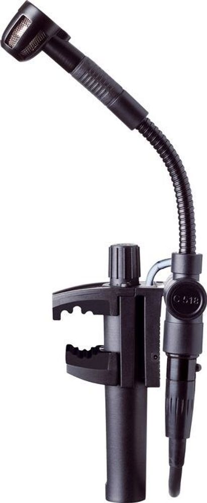 AKG C417PP петличный конденсаторный микрофон, круговой, черный, адаптер фантомного питания в разъёме XLR