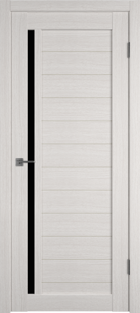 Дверь Atum 9 / Bianco / Black Gloss / Владимирские двери