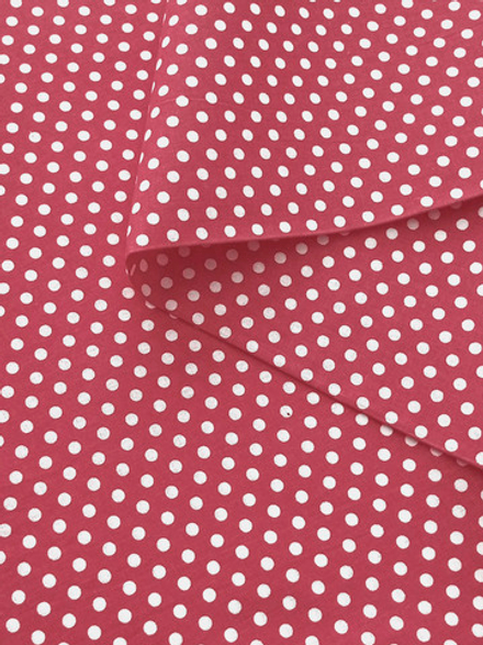 Ткань бязь плательная, рис. " Горох 6 мм", ширина 150 см, арт. 029