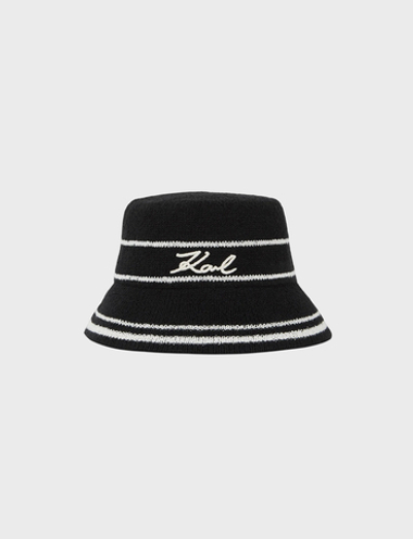 Панама KARL LAGERFELD K/Signature Logo Bucket Hat