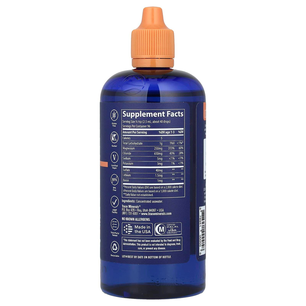 Trace, ConcenTrace®, микроэлементы в каплях, 237 мл (8 жидк. унции)