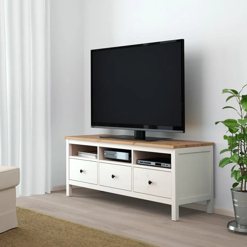 Тумба под ТВ - IKEA HEMNES, 57x148 см, белый, Хемнэс ИКЕА