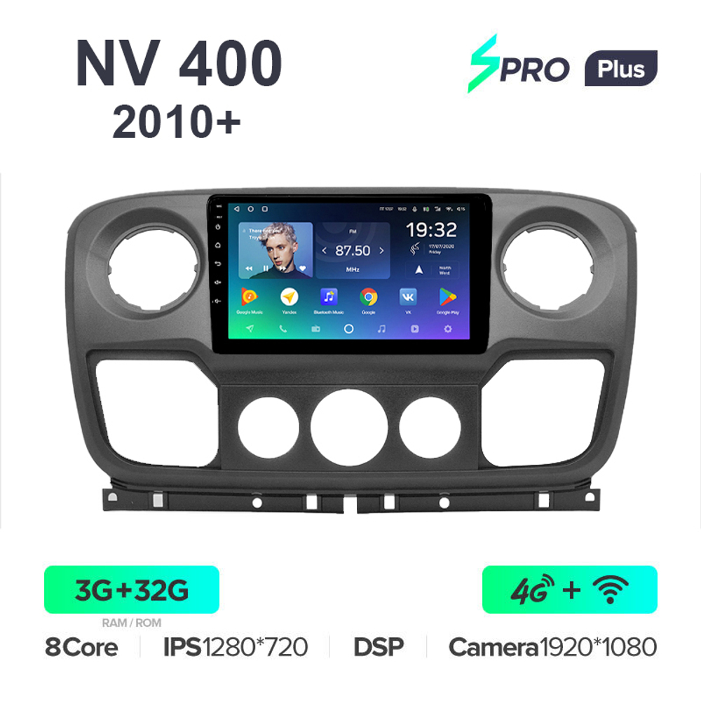 Teyes SPRO Plus 9"для Nissan NV 400 2010+