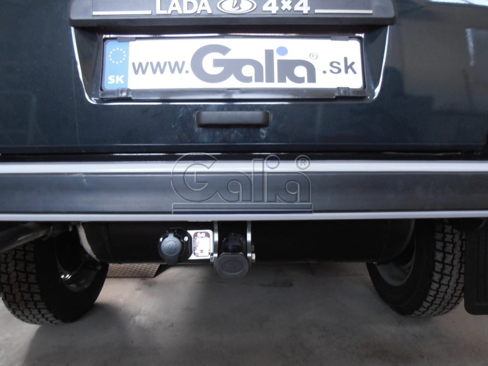 Фаркоп оцинкованный Galia L001C для Лада Нива ВАЗ 2121, 21213, 21214, 2131 / Lada Niva 1976-2014(паспорт и сертификат в комплекте)(без электрики)